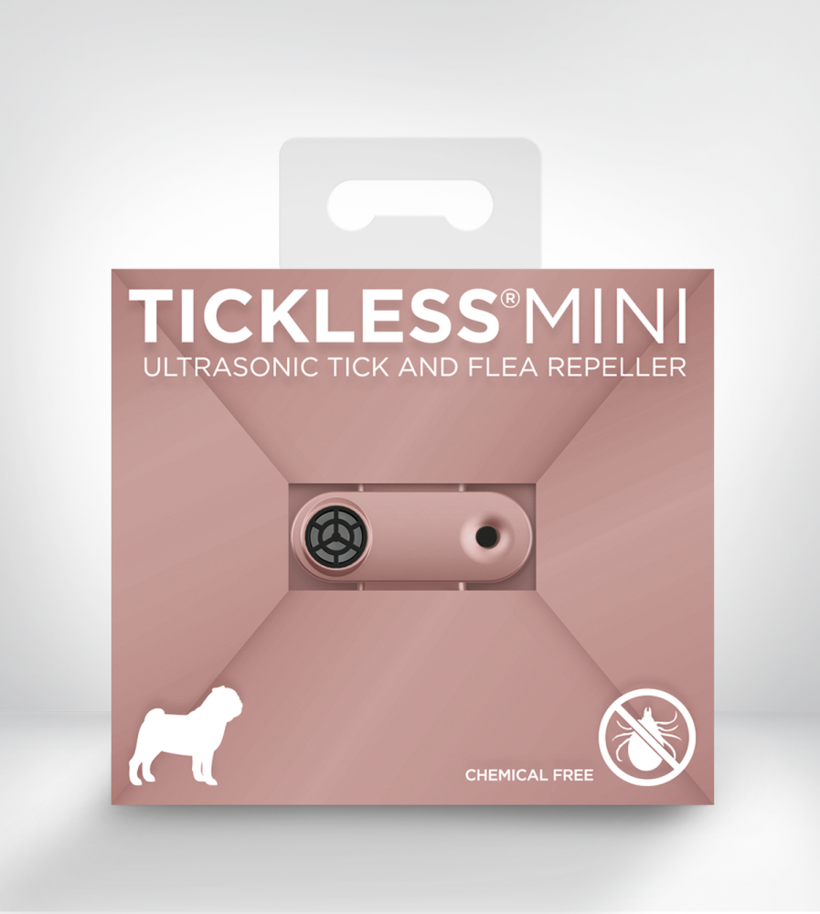 Tickless Mini Ultrasonic Tick and Flea Repeller Rose Gold (Rechargeable