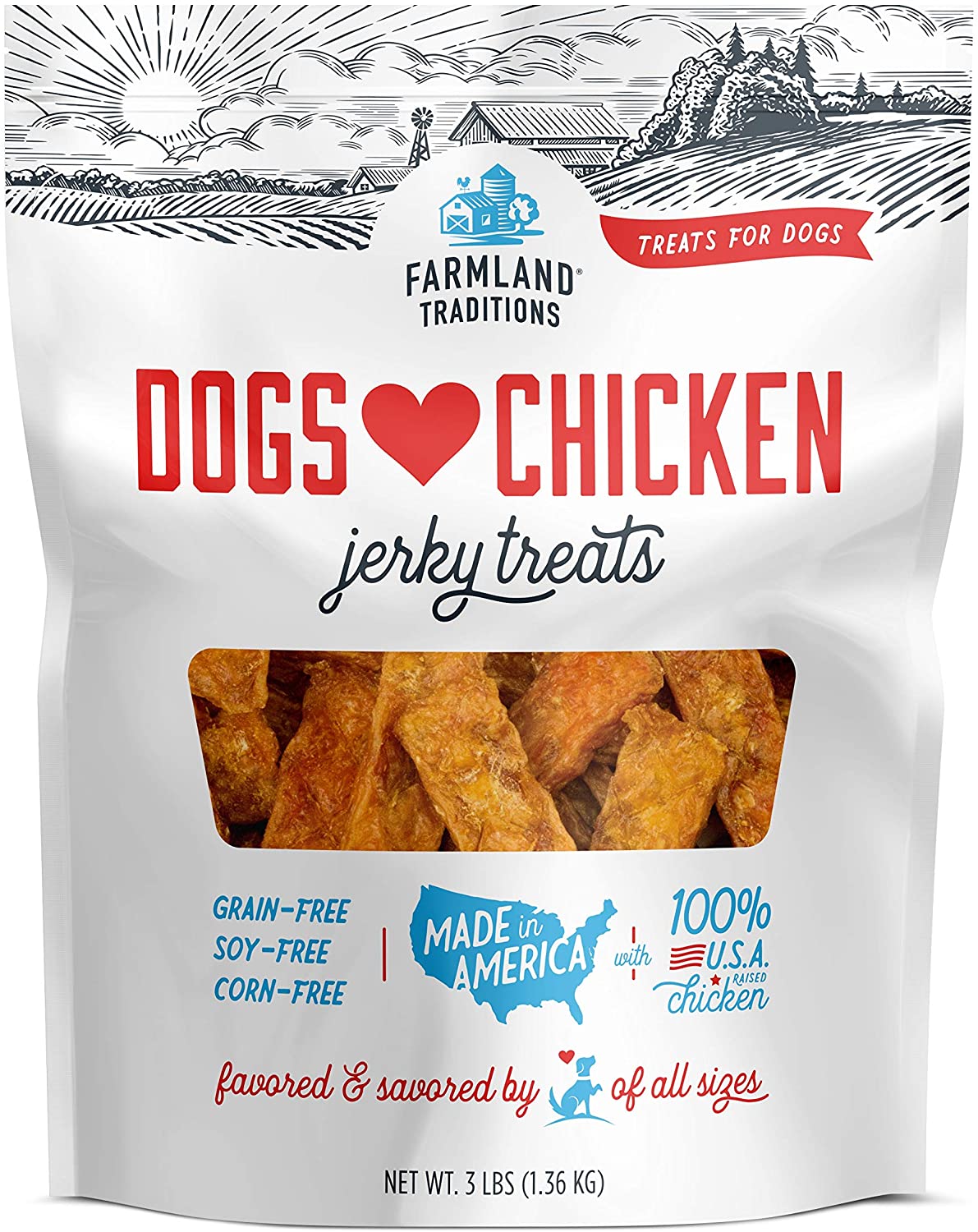 farmland traditions chicken jerky treats